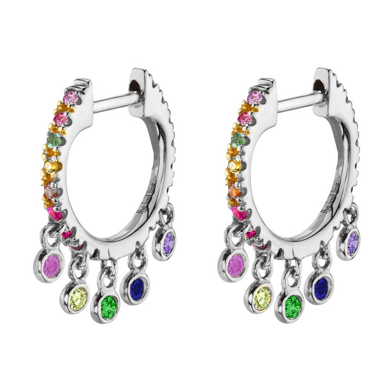 Mila Silver Multicolor Earrings
